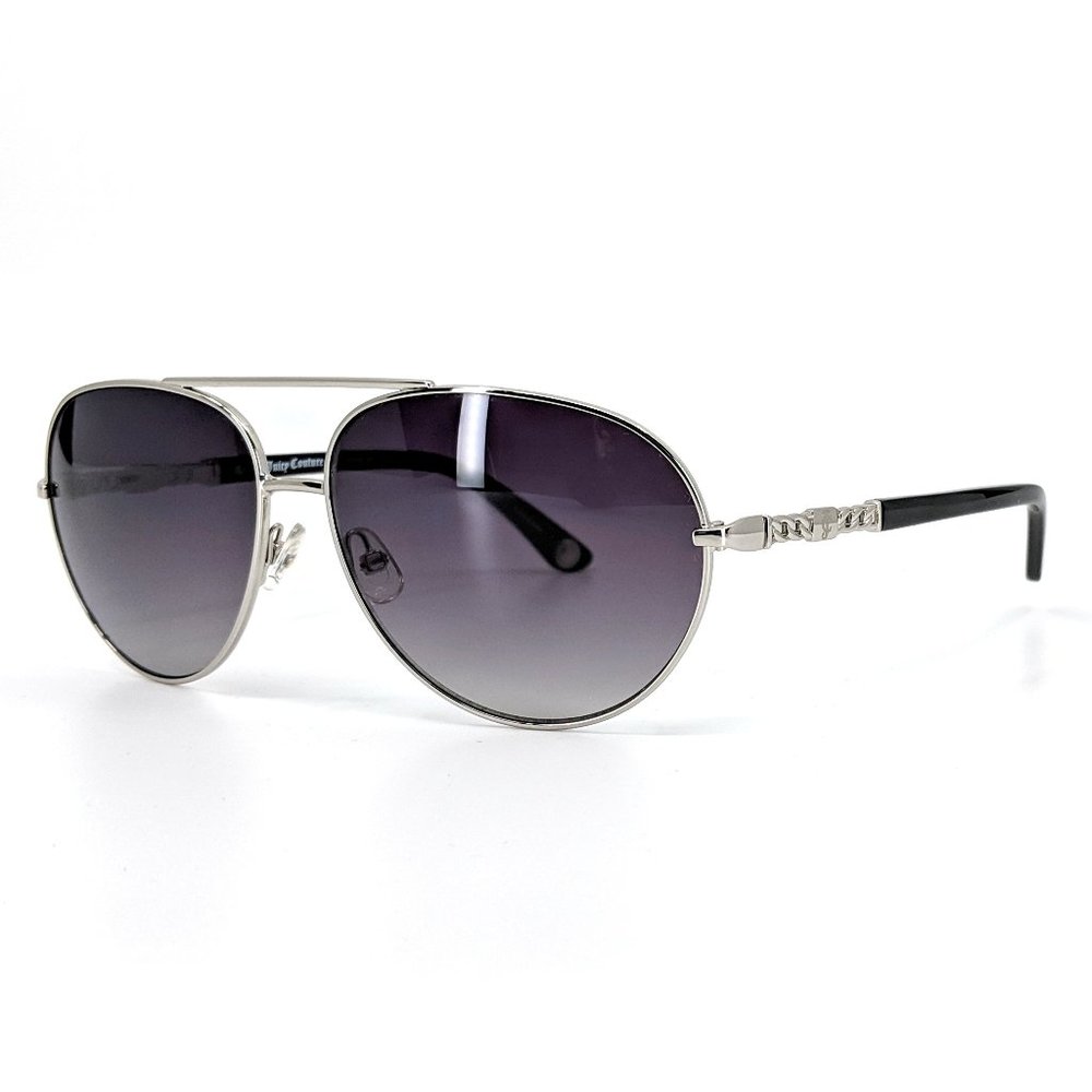 JUICY COUTURE “JU 582/S” Silver Aviator Sunglasses